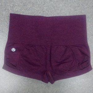 LULULEMON Athletica Boogie Short Sz 4 Plum Purple